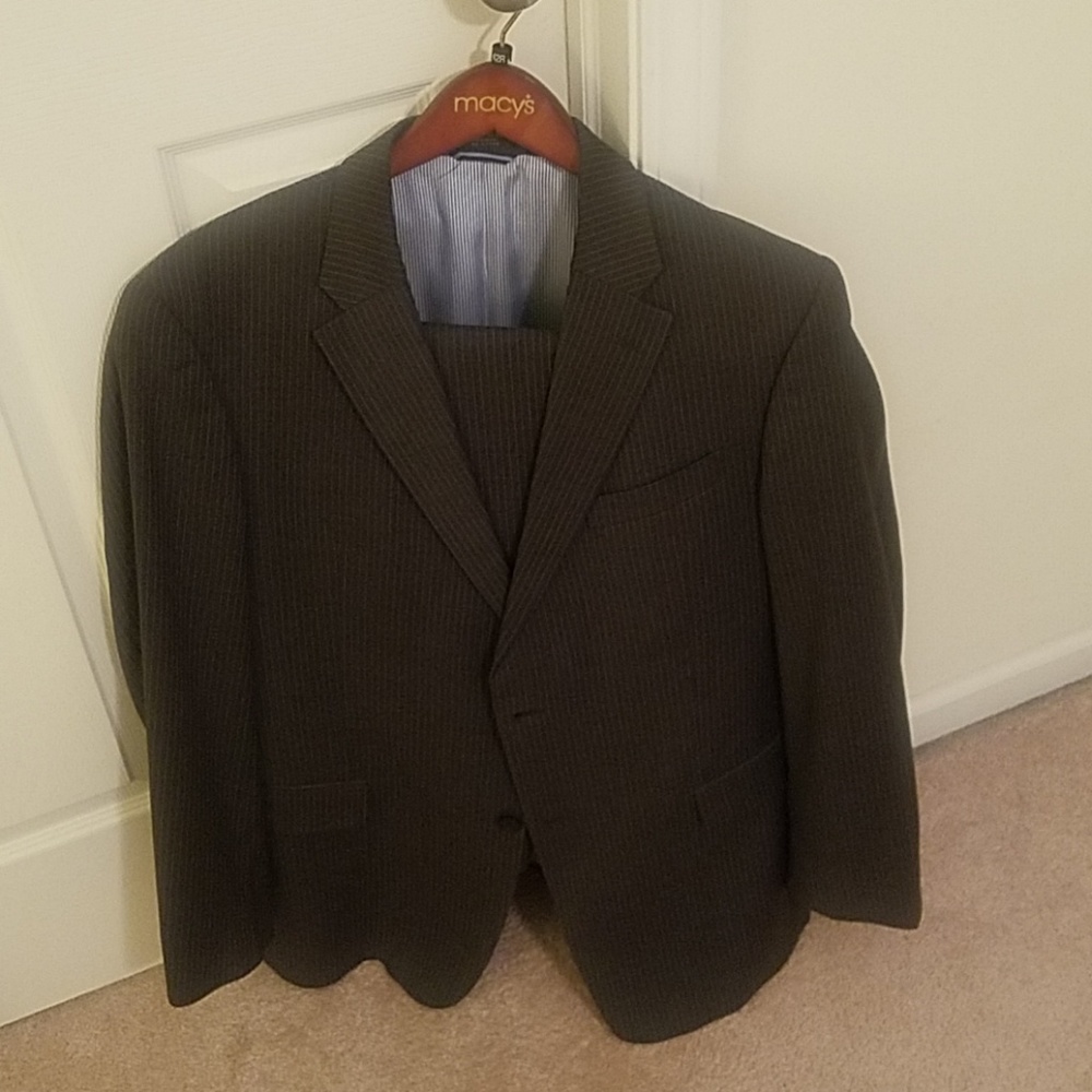 Tommy Hilfiger pinstripe suit set - pant & jacket